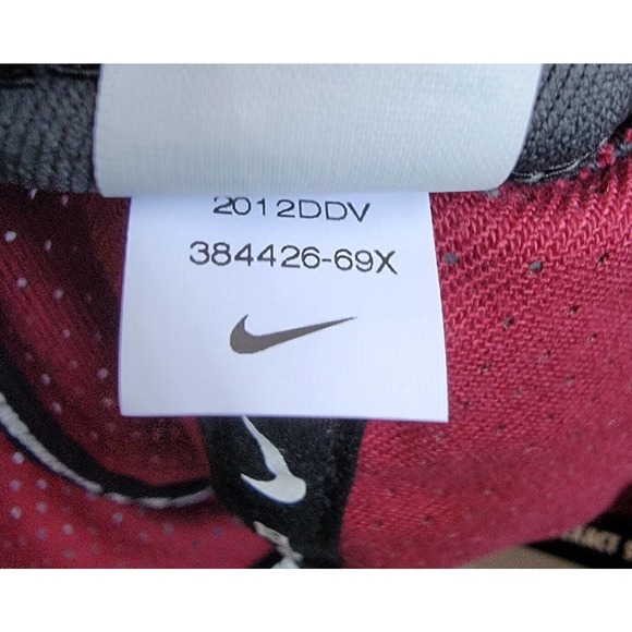 Nike True McGavock McDonald MC Logo Fitted 7⅜ Hat Cap Red Yellow - Picture 9 of 10